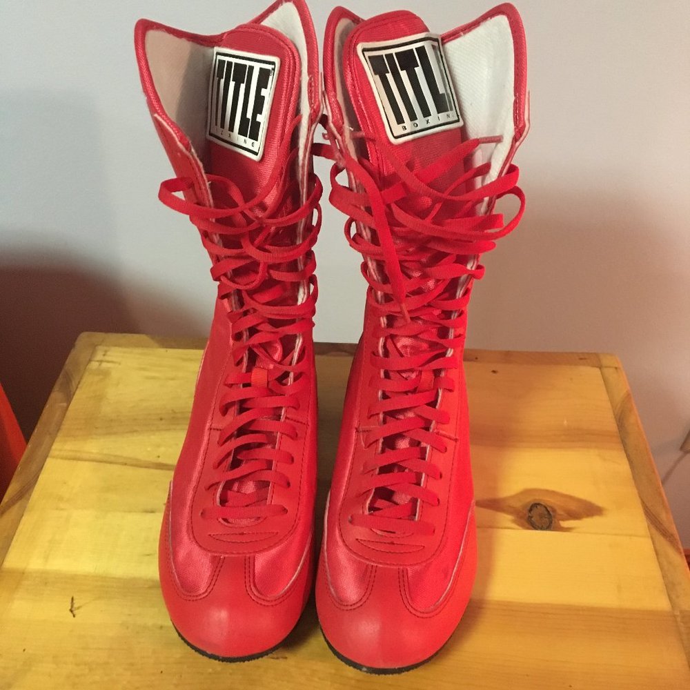 TITLE Speed-Flex Encore Tall Boxing Shoes